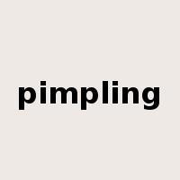 pimpling是什么意思