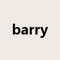 barry是什么意思