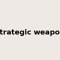 strategic weapon是什么意思