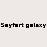 Seyfert galaxy是什么意思