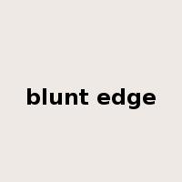 blunt edge是什么意思