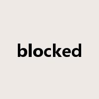 blocked是什么意思