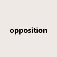 opposition是什么意思