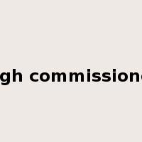 high commissioner是什么意思