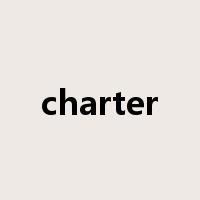 charter是什么意思