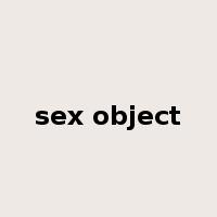 sex object是什么意思