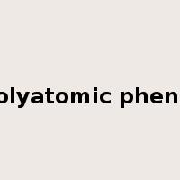 polyatomic phenol是什么意思