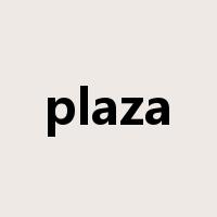 plaza是什么意思