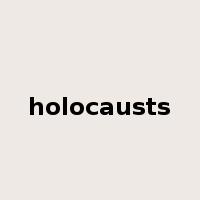 holocausts是什么意思