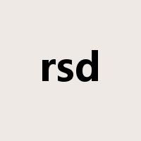 rsd是什么意思