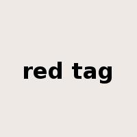 red tag是什么意思