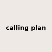 calling plan