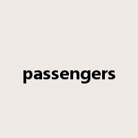 passengers是什么意思