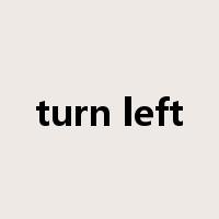 turn left