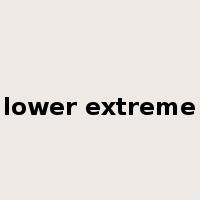 lower extreme是什么意思