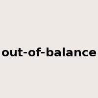 out-of-balance是什么意思