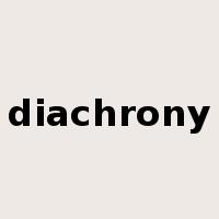 diachrony是什么意思