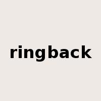 ringback是什么意思