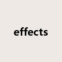 effects是什么意思