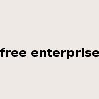 free enterprise是什么意思