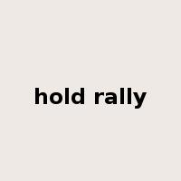 hold rally是什么意思