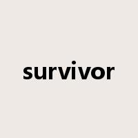 survivor是什么意思