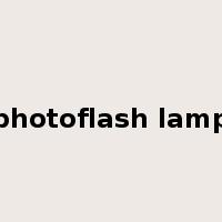 photoflash lamp是什么意思