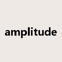 amplitude是什么意思