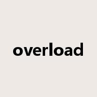 overload是什么意思