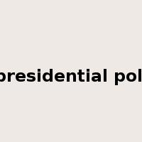 presidential poll是什么意思