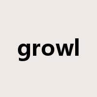 growl是什么意思