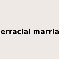 interracial marriage是什么意思