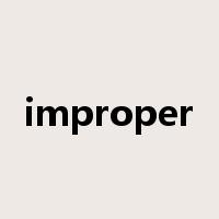 improper