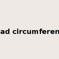 head circumference是什么意思