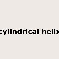 cylindrical helix是什么意思