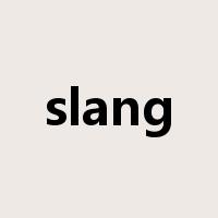 slang