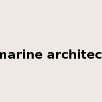 marine architect是什么意思