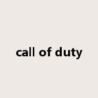 call of duty