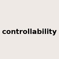 controllability