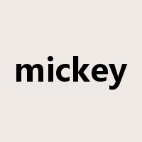 mickey是什么意思