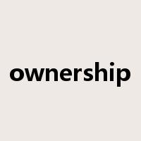 ownership是什么意思