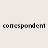 correspondent