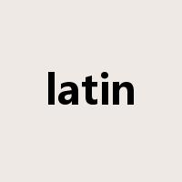 latin