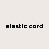 elastic cord是什么意思