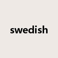 swedish是什么意思