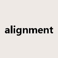 alignment是什么意思