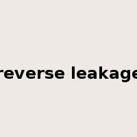 reverse leakage