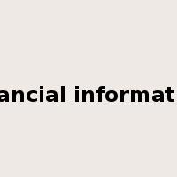 financial information