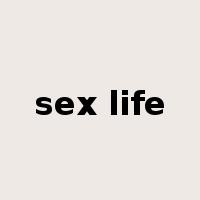 sex life是什么意思