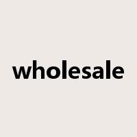 wholesale是什么意思